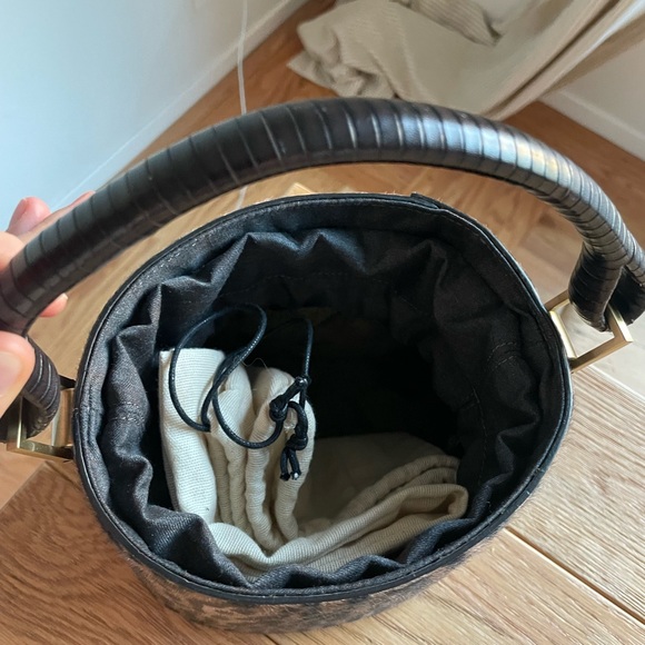 Beautiful bag basket leopard Kenzo leather bucket bag - Picture 10 of 11